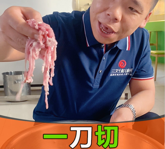 小型肉丝肉片机走高端大气上档次，但不忘亲民化！